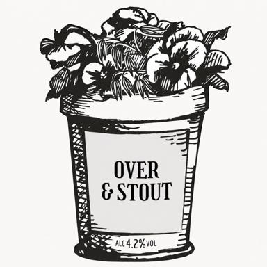 Over & Stout beer artwork