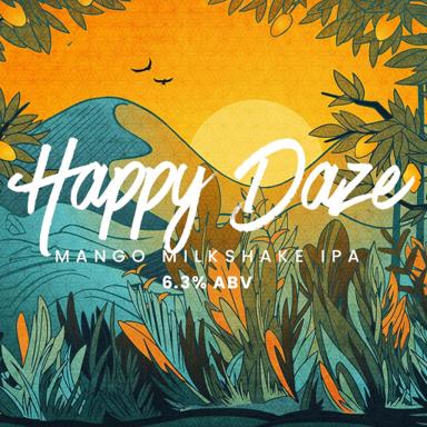 Happy Daze beer artwork