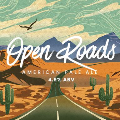 Open Roads beer artwork