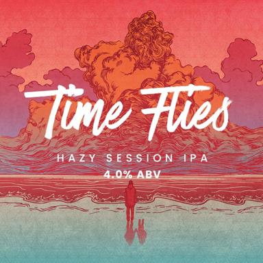 Time Flies beer artwork