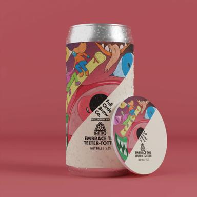 Embrace the Teeter-Totter beer artwork