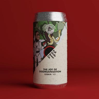 The Joy of Disorganisation beer artwork