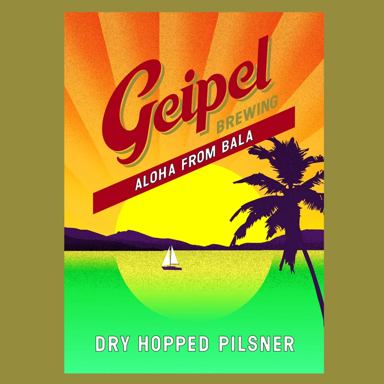Aloha from Bala beer artwork