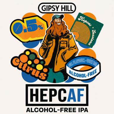 HepcAF beer artwork