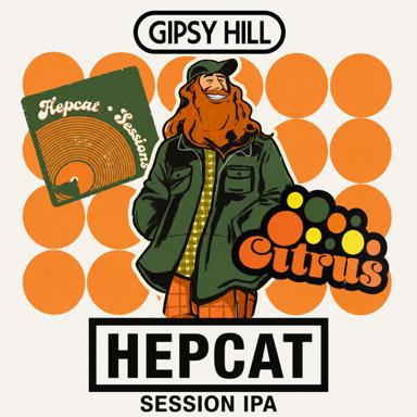 Hepcat beer artwork