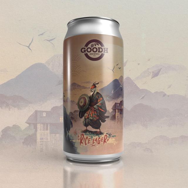 Rice Lager beer artwork