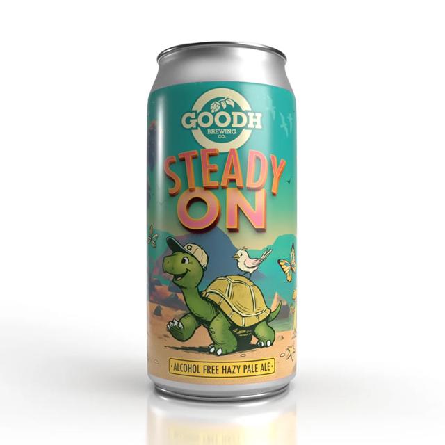 Steady On beer artwork