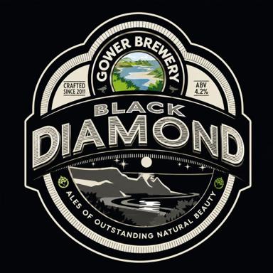 Black Diamond Porter beer artwork