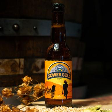 Gower Gold beer artwork