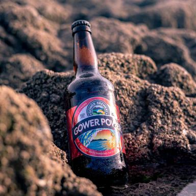 Gower Power beer artwork