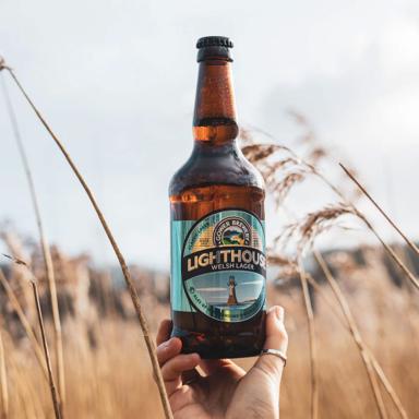 Lighthouse Lager beer artwork