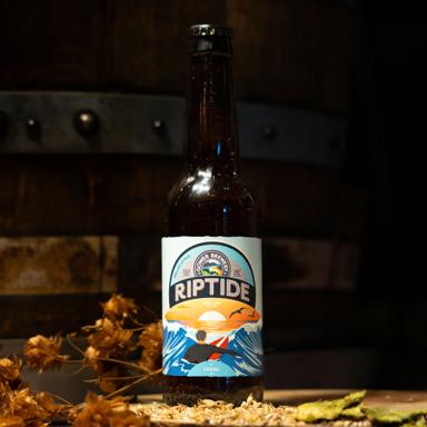 Riptide Lager beer artwork