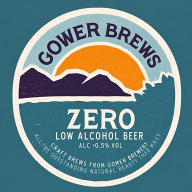 Gower Zero beer artwork