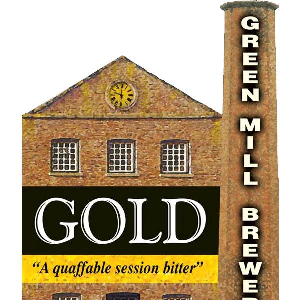 Gold beer artwork