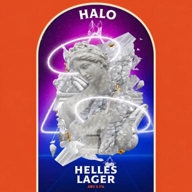 Halo beer artwork
