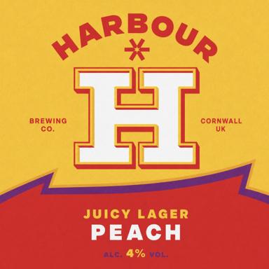 Juicy Lager Peach beer artwork