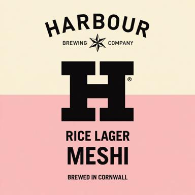 Meshi Rice Lager beer artwork