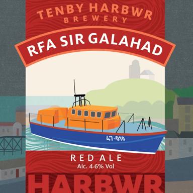 RFA Sir Galahad beer artwork