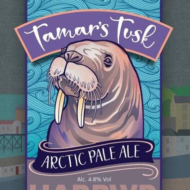 Tamar's Tusk beer artwork