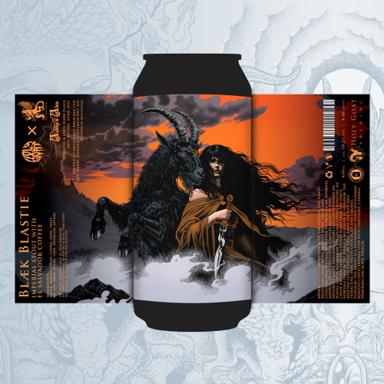 Blæk Blastie beer artwork