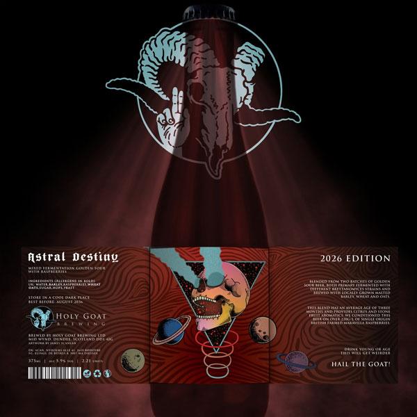Astral Destiny 2026 beer artwork