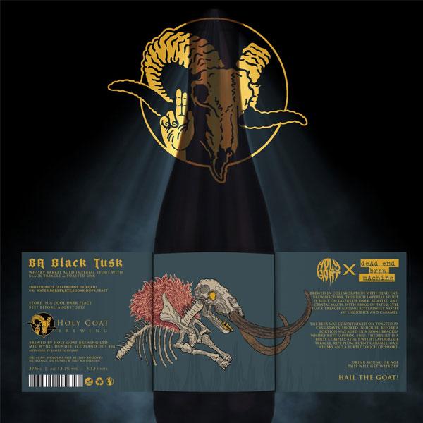 Artwork for BA Black Tusk by Holy Goat Brewing