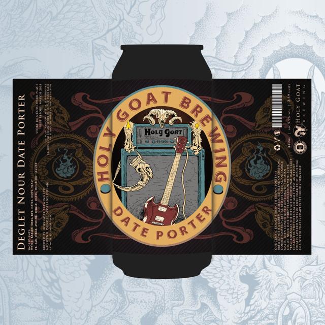 Deglet Nour Date Porter beer artwork