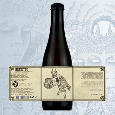 Heretic beer artwork