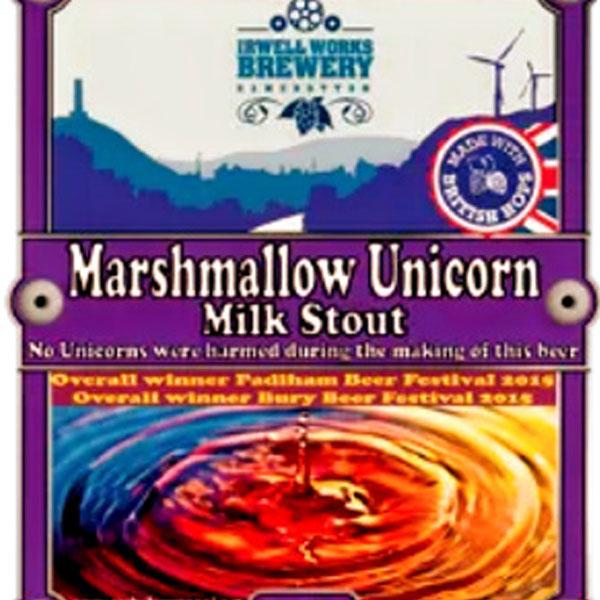 Marshmallow Unicorn beer artwork