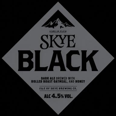 Skye Black beer artwork