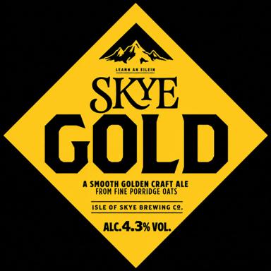 Skye Gold beer artwork