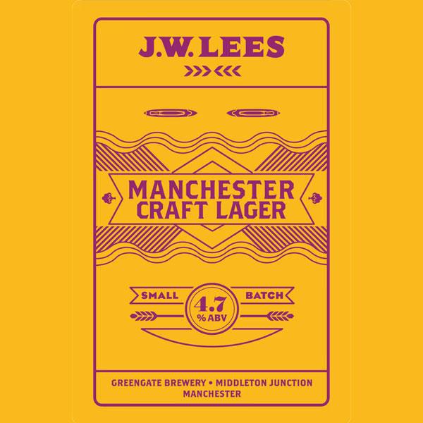 Manchester Craft Lager beer artwork