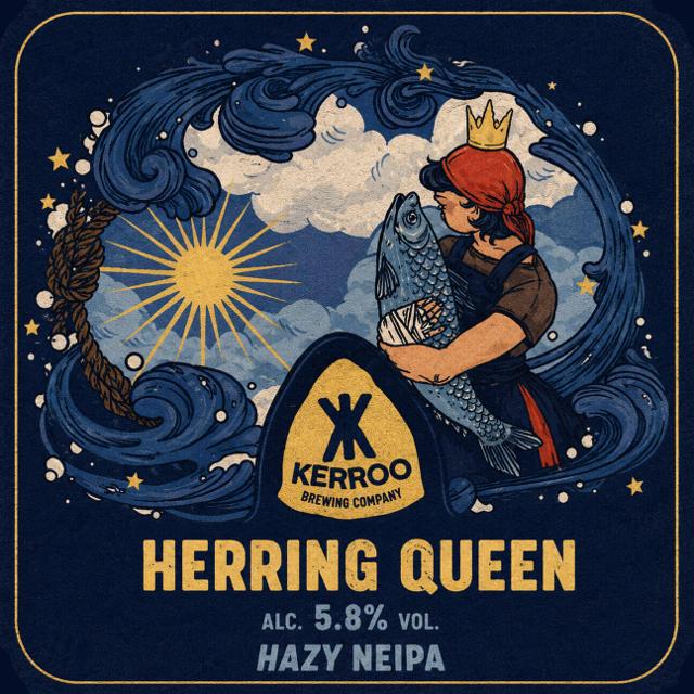 Herring Queen beer artwork
