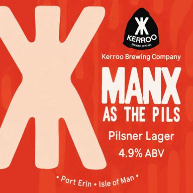Manx As The Pils beer artwork