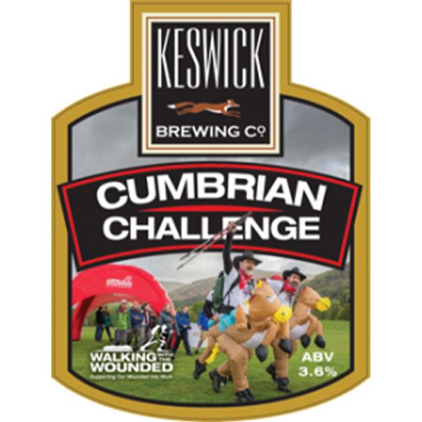 Cumbrian Challenge beer artwork