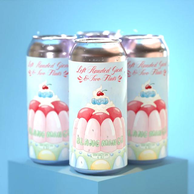 Blancmange beer artwork