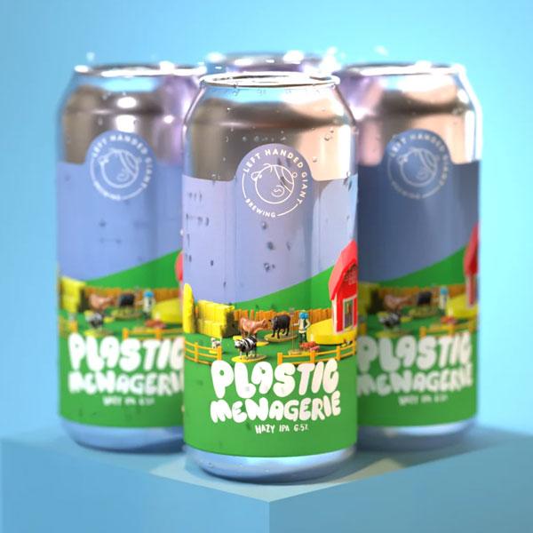 Artwork for Plastic Menagerie by Left Handed Giant