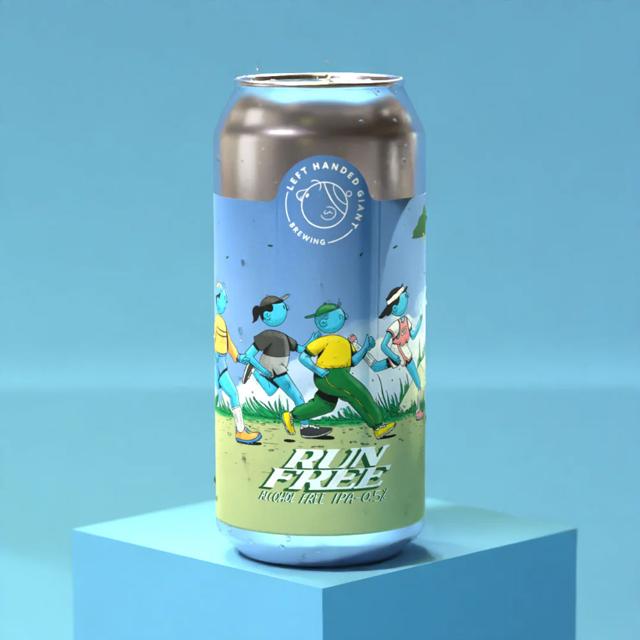 Run Free beer artwork