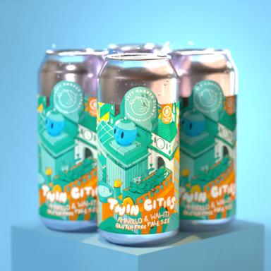 Twin Cities: Amarillo & Wai-iti beer artwork