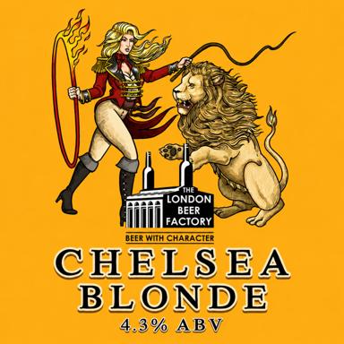 Chelsea Blonde beer artwork