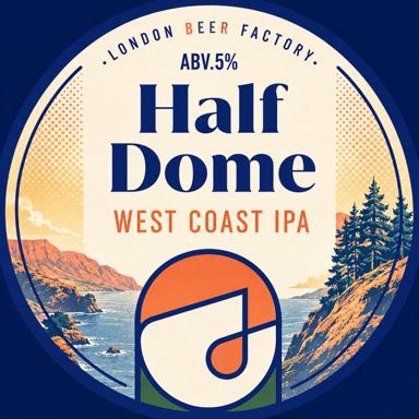 Half Dome beer artwork