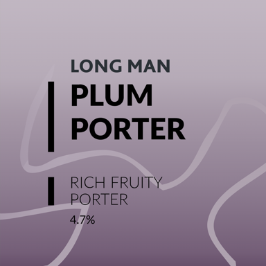 Plum Porter beer artwork