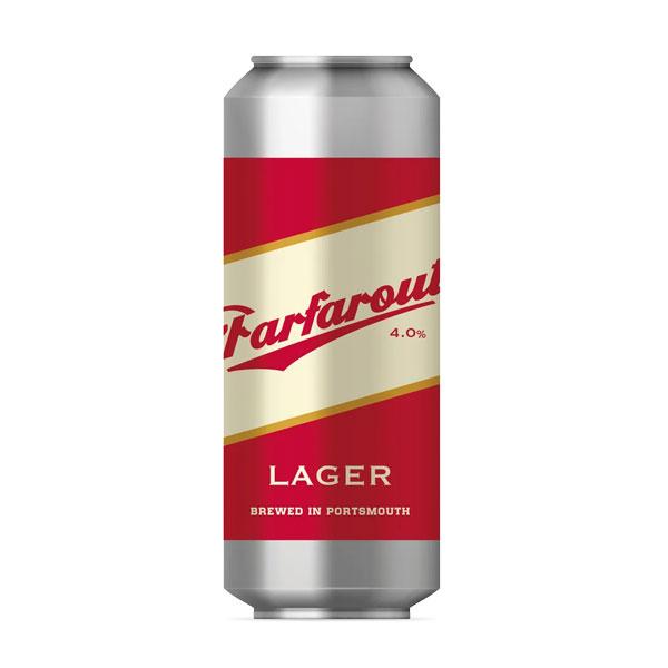 FarFarOut Lager beer artwork