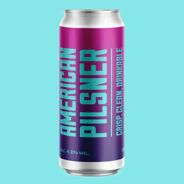 American Pilsner beer artwork