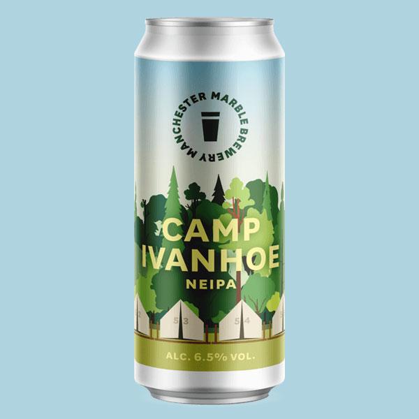 Camp Ivanhoe beer artwork