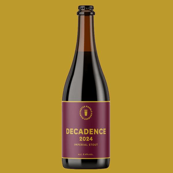 Decadence 2024 beer artwork