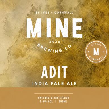 Adit IPA beer artwork