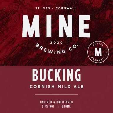 Bucking Mild Ale beer artwork