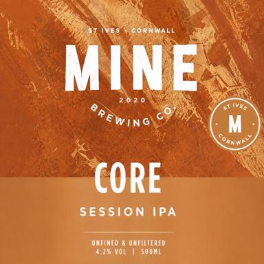 Core Session IPA beer artwork