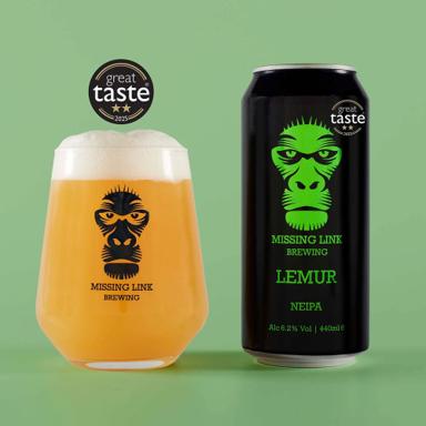 Lemur beer artwork